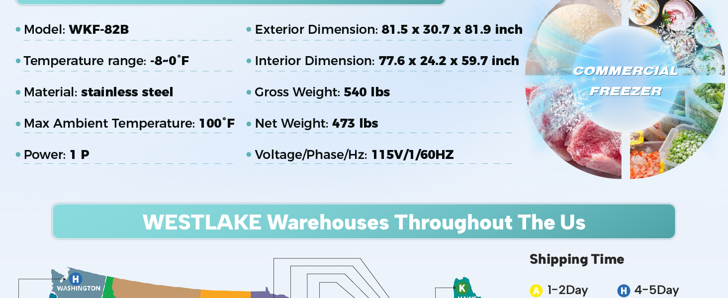 Commercial freezer