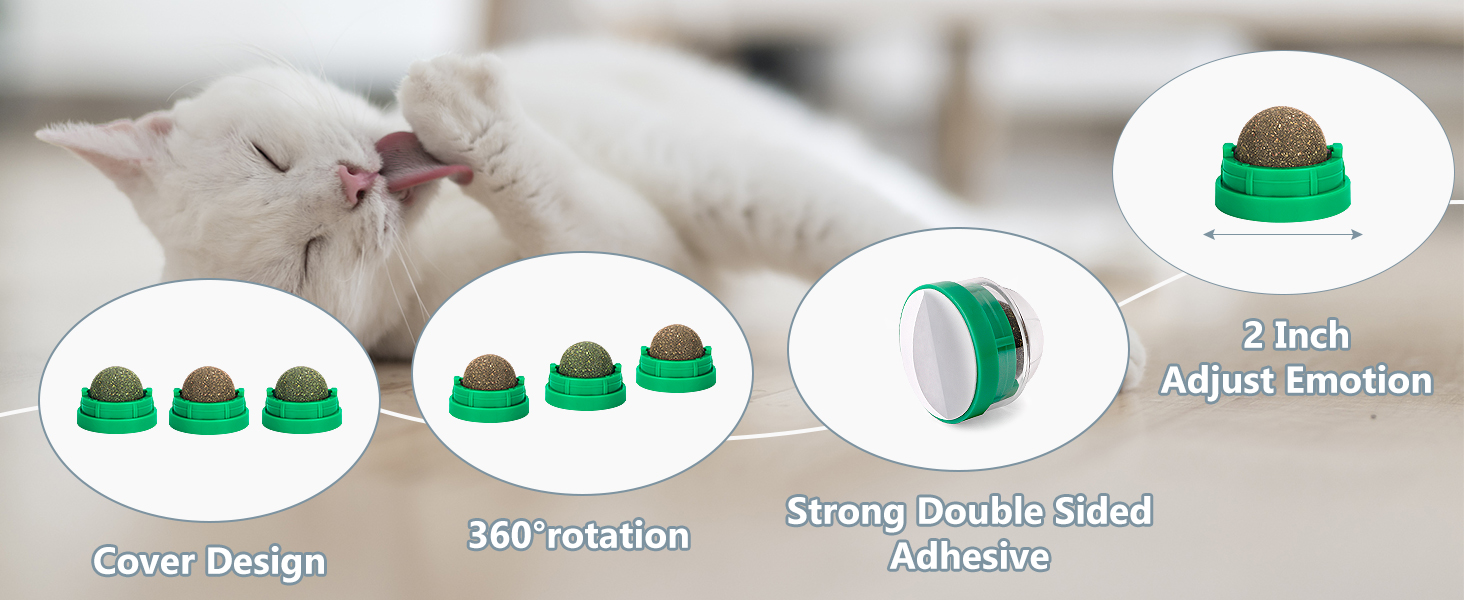 SINROBO 3pcs catnip balls