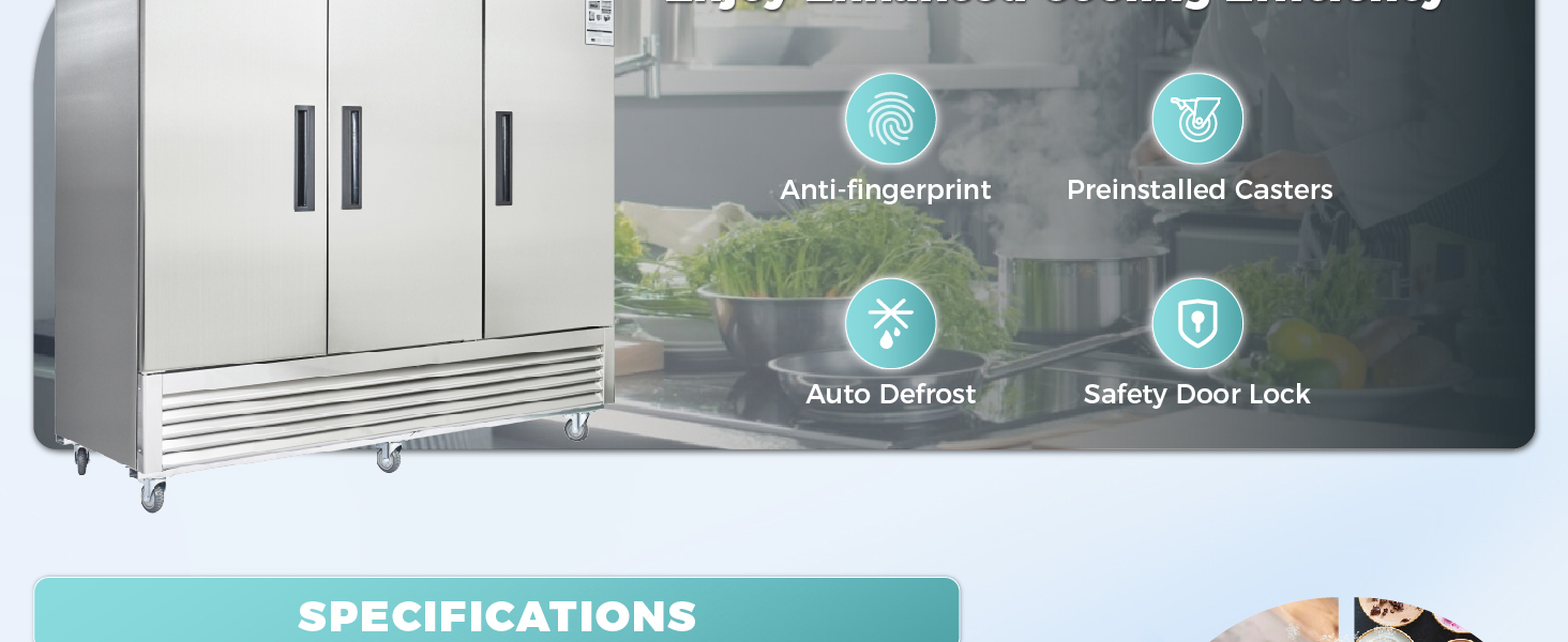 Commercial freezer