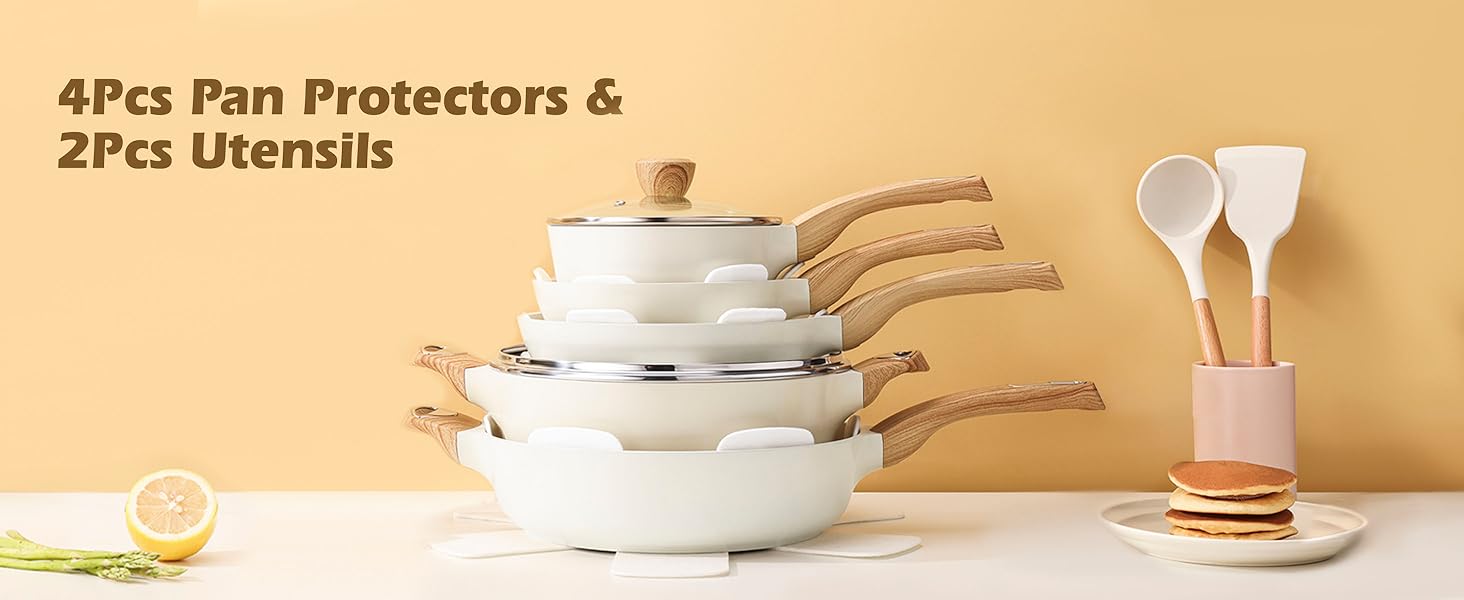 protector pan and utensils