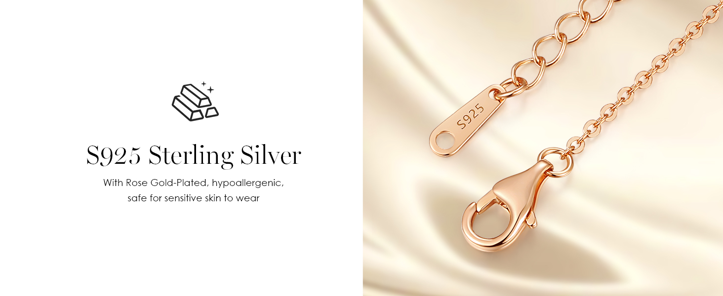 925 sterling silver necklaces for women