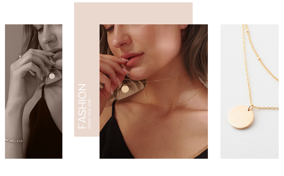 women 14K  necklace 