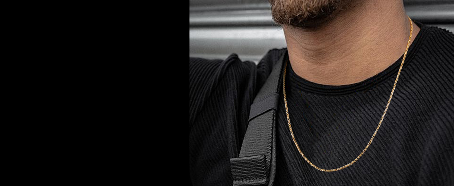 gold necklace chain men