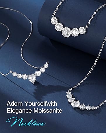 moissanite necklace