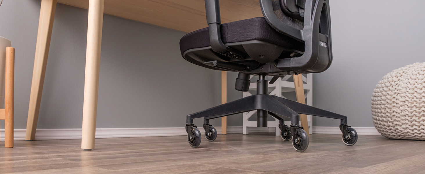 wheels safe for laminate vinyl tile