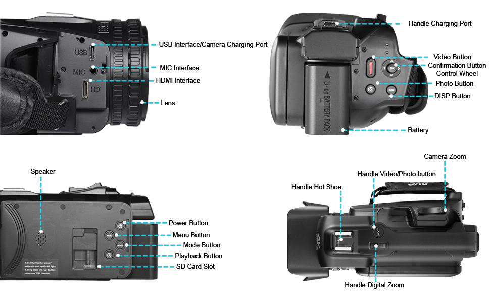 Upgrade 4K Ultra HD Camcorder