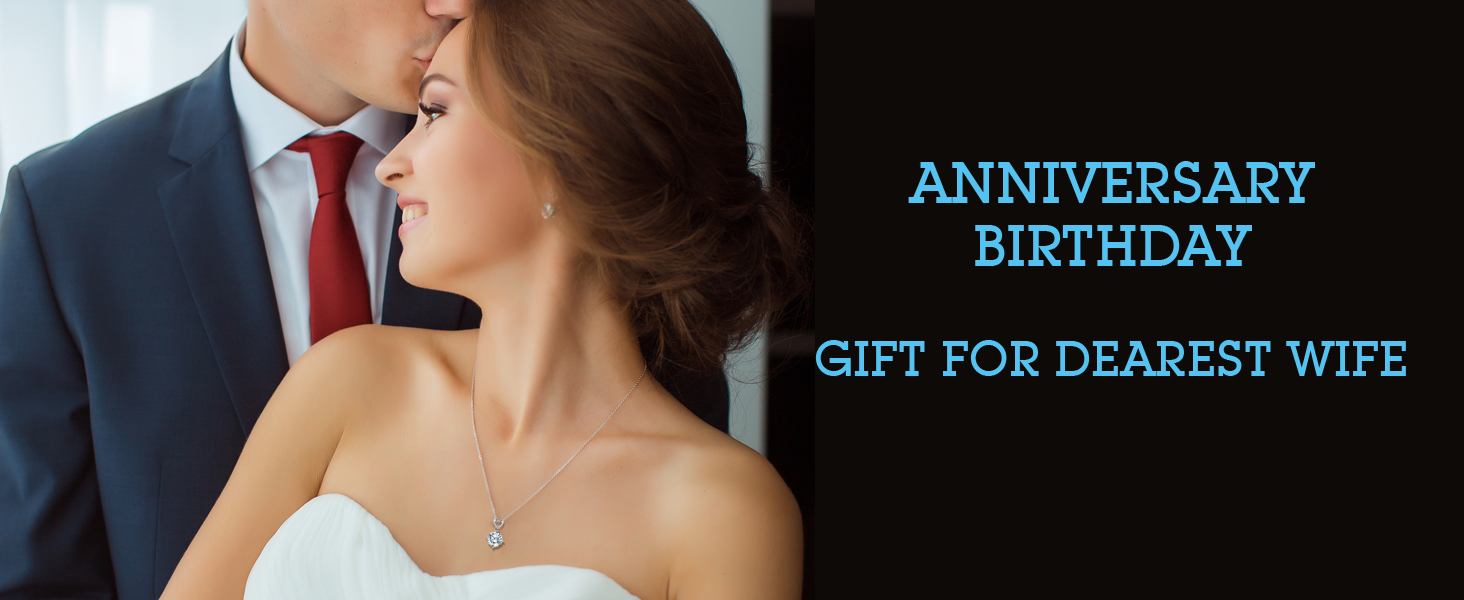 Heart Pendant Necklace Gifts for Wife
