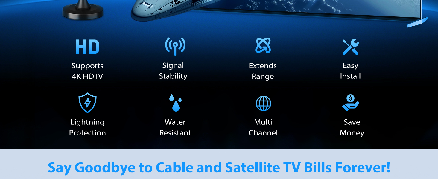 tv antenna indoor outdoor,antenna for smart tv,tv antenna for local channels,digital tv antenna