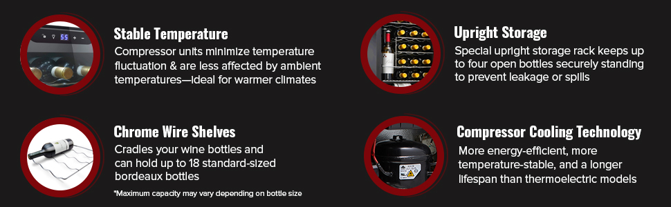 wine storage, wine accessories, compressor cooler, compressor refrigerator, wine fridge, wine cooler