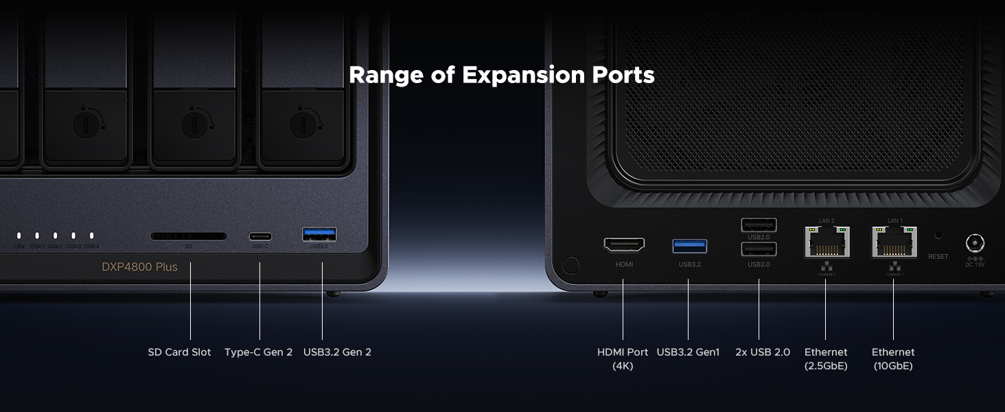 UGREEN NASync DXP4800 Plus 4-Bay Desktop NAS