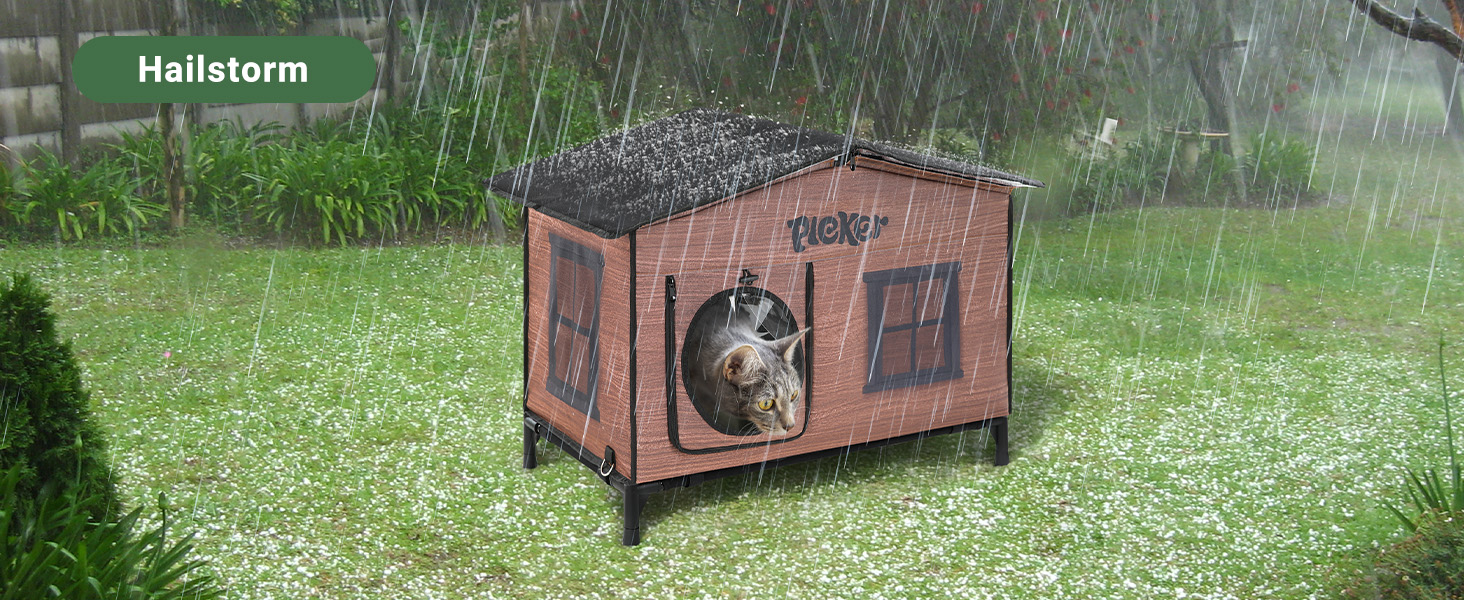 cat shelter outdoor weatherproof