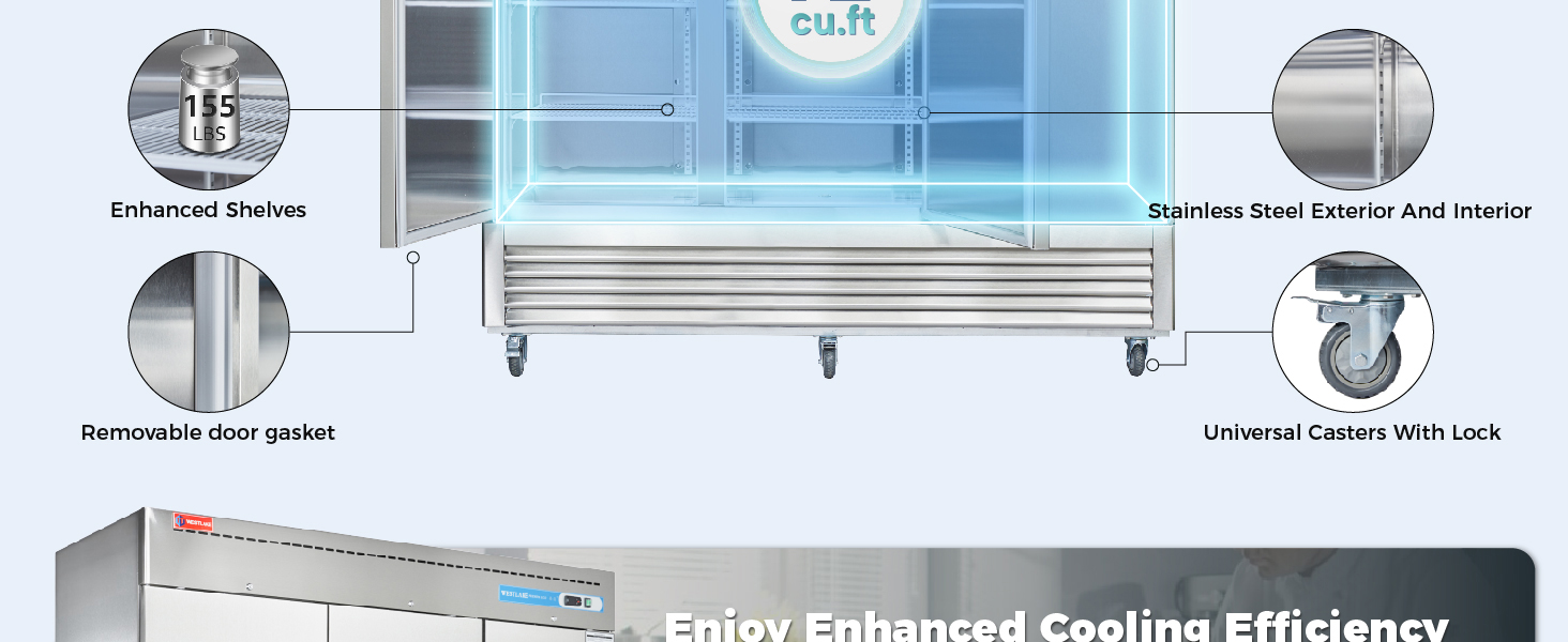 Commercial freezer