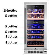 34 bottles