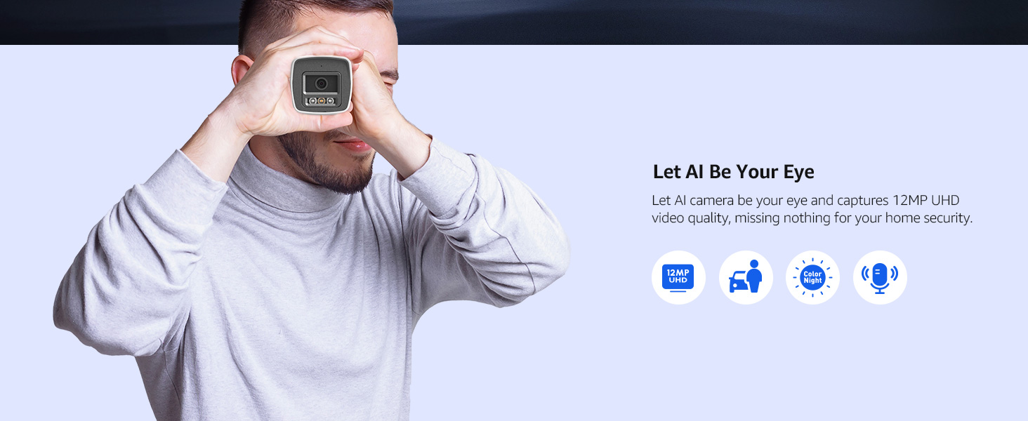 12mp poe camera system