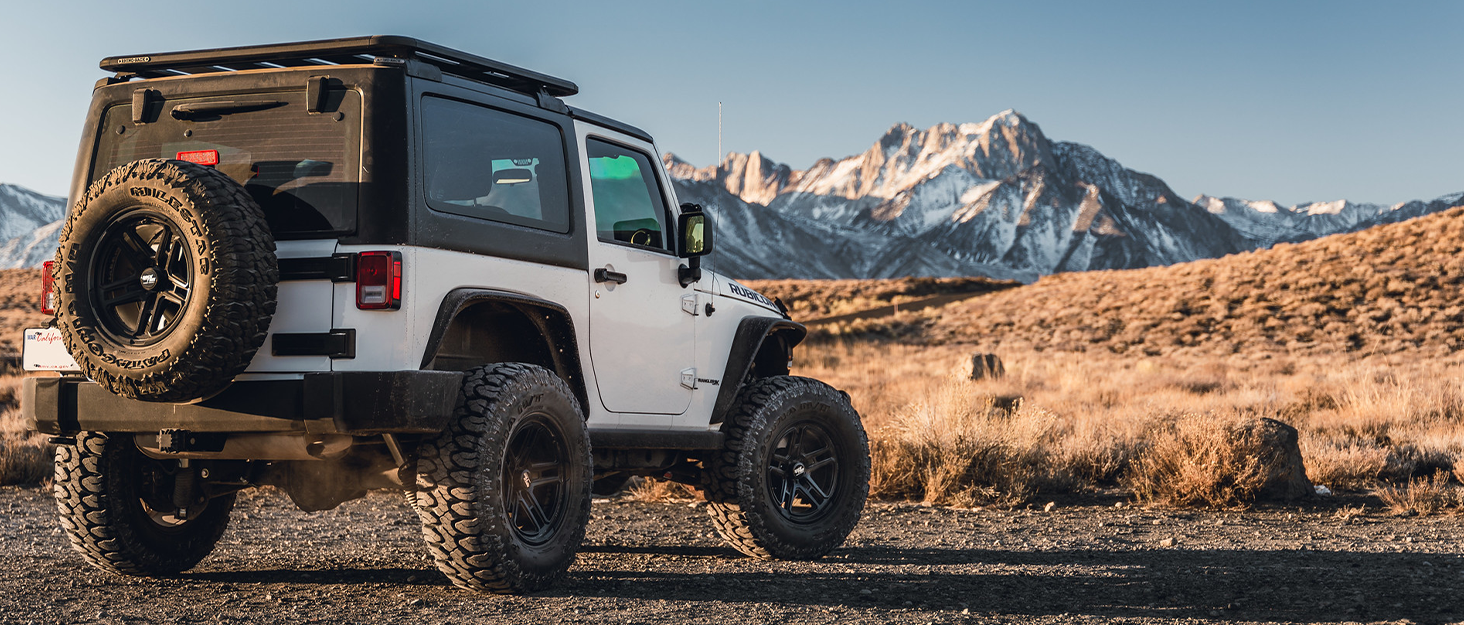 Rocktrix wheels rt109 black jeep jk wrangler
