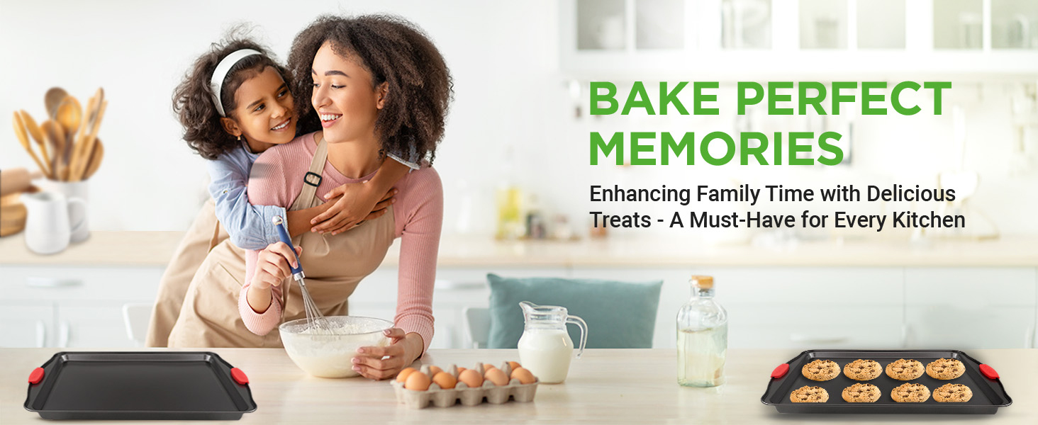 Long-lasting nonstick cookie sheets