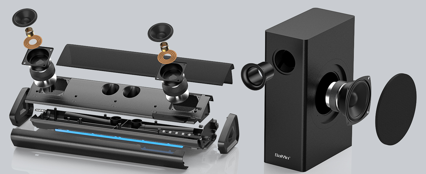 Sound Bar with Subwoofer