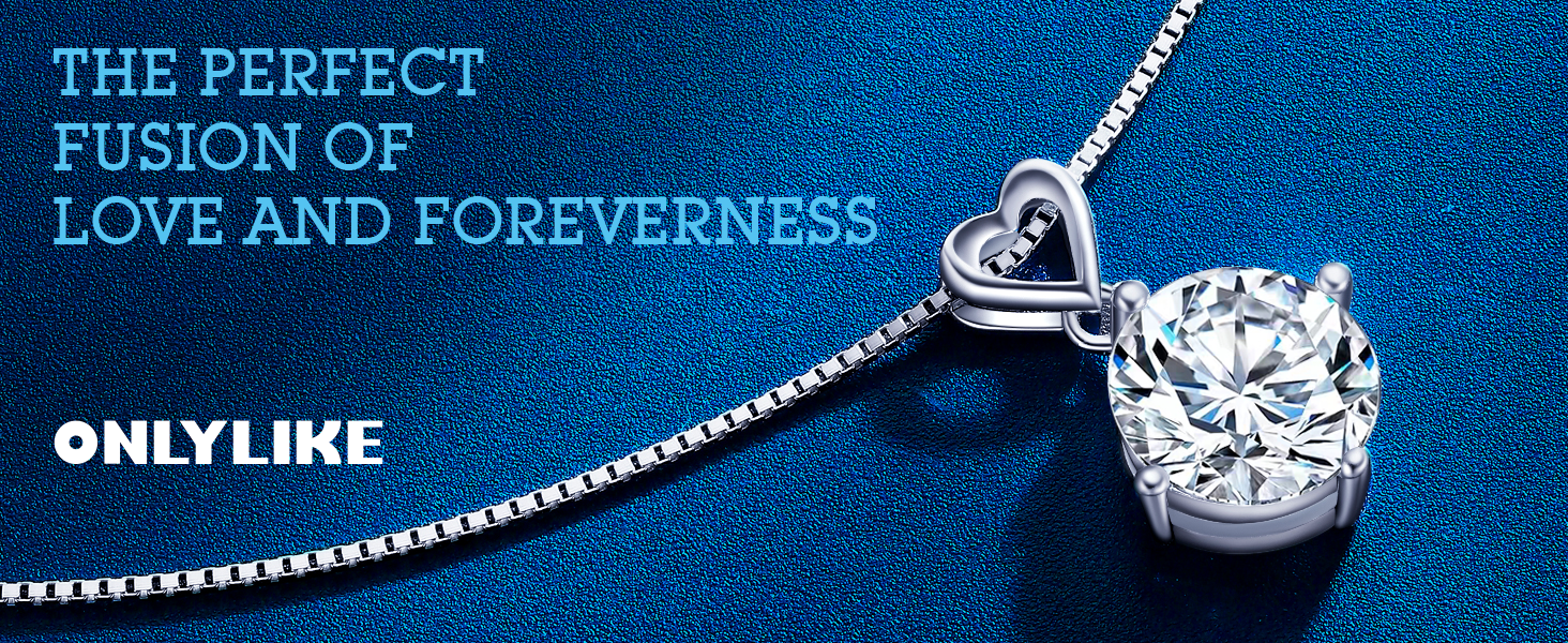Heart Pendant Necklace Gifts for Wife