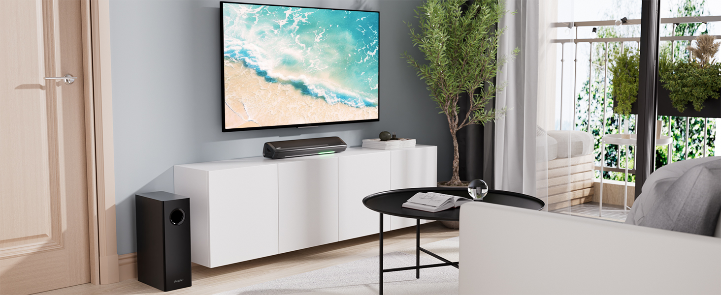 Sound Bar with Subwoofer