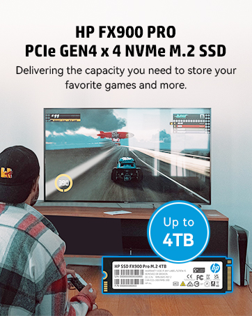 hp fx900 pro pcie gen4 nvme m.2 ssd solid state drive delivering the capacity you  need to store
