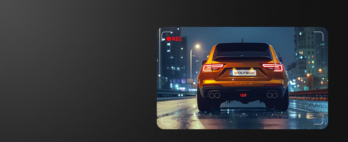 4k rear view mirror camera
