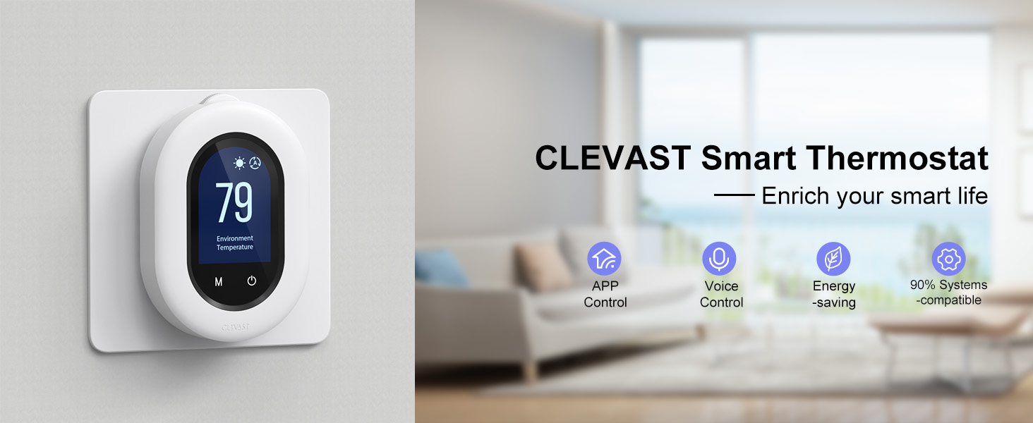 CLEVAST Smart Thermostat Programmable Thermostat