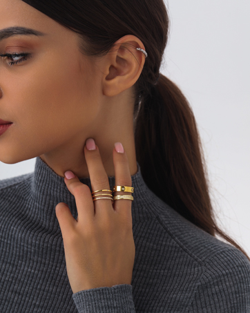 PDWZNBA 14K Gold Plated Ring