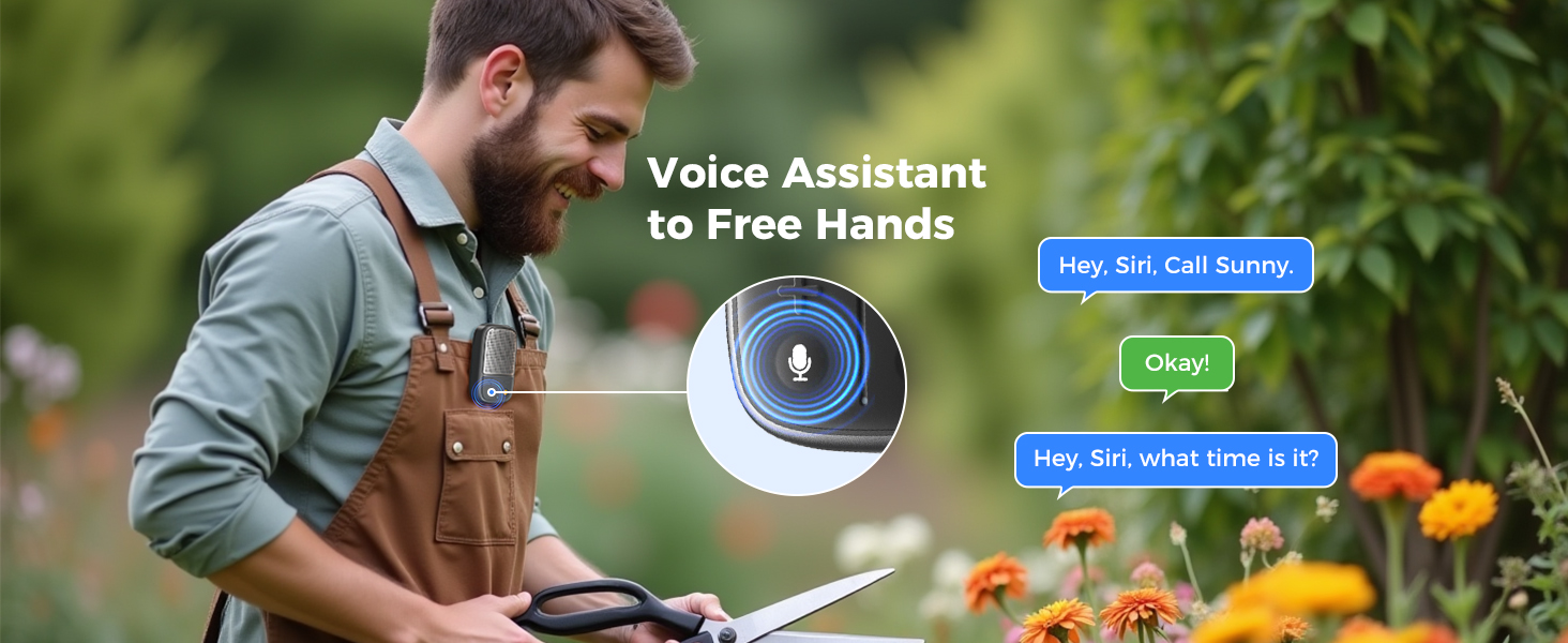 wearable bluetooth speaker clip-on