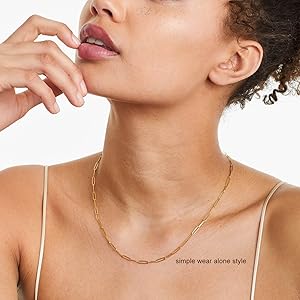 paperclip necklace