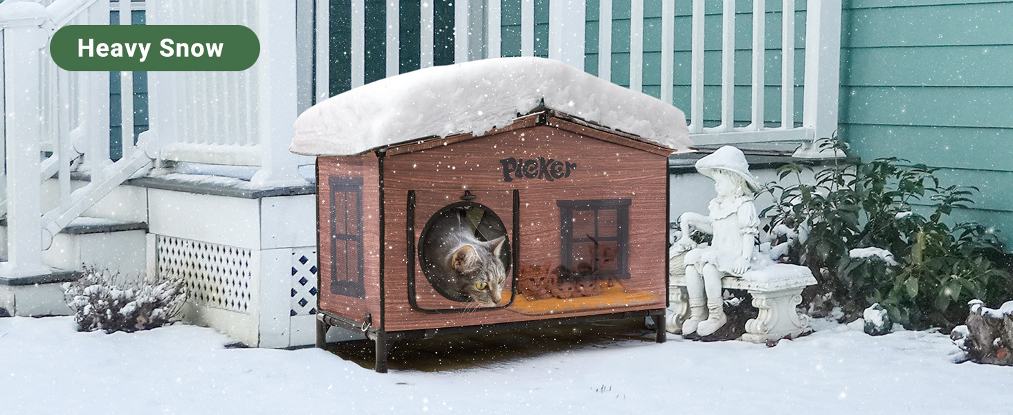 insulated outdoor cat house