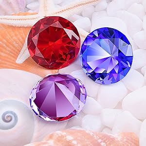 crystal diamond paperweight