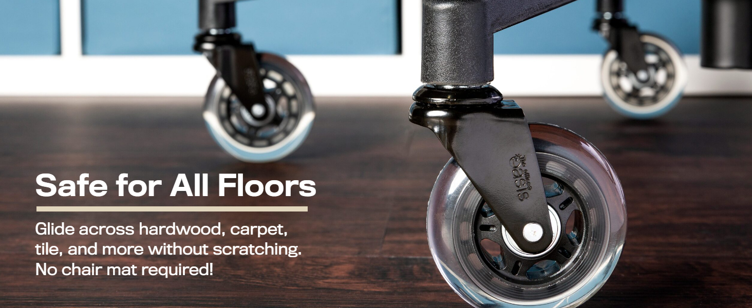 chair wheels safe for all floors