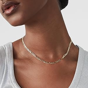 Figaro 5mm Necklace GP Model