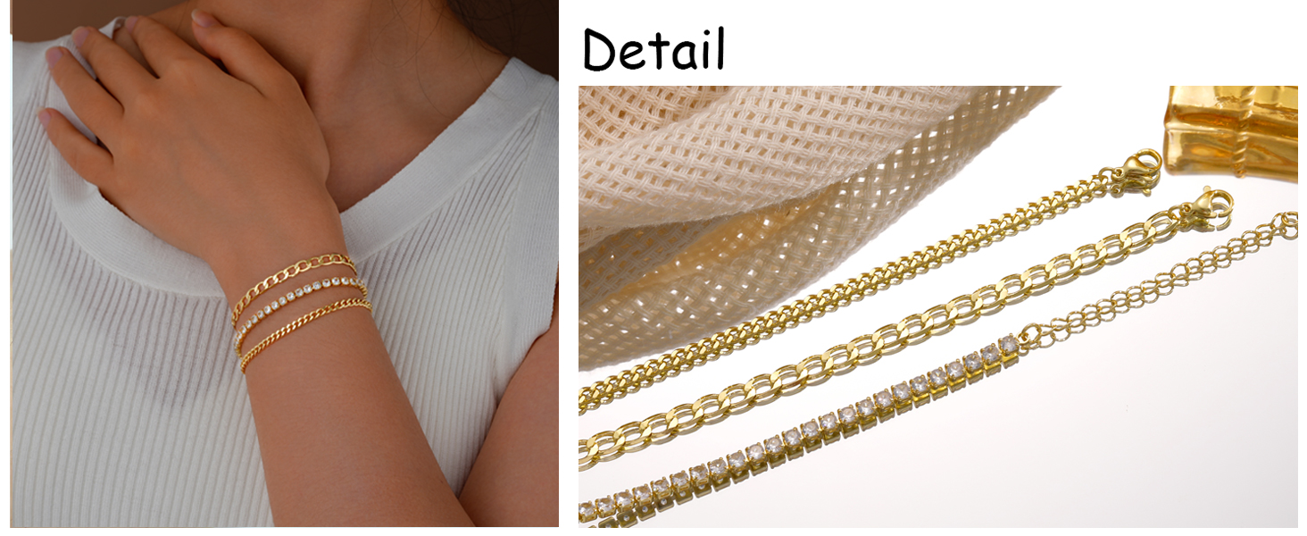 gold bracelets