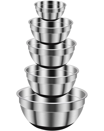  Stainless Steel Mixing Bowls