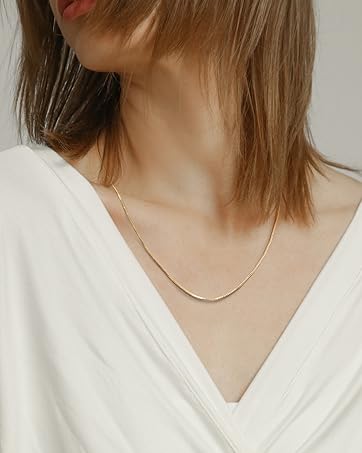 Necklaces for Women 14K Gold Chain Necklace for Women Thin Gold Chain Thin Necklace
