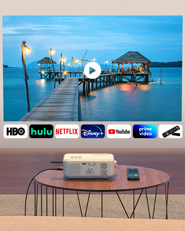 Mini projector for iPhone