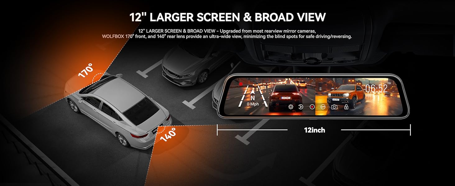 rearview mirror backup camera