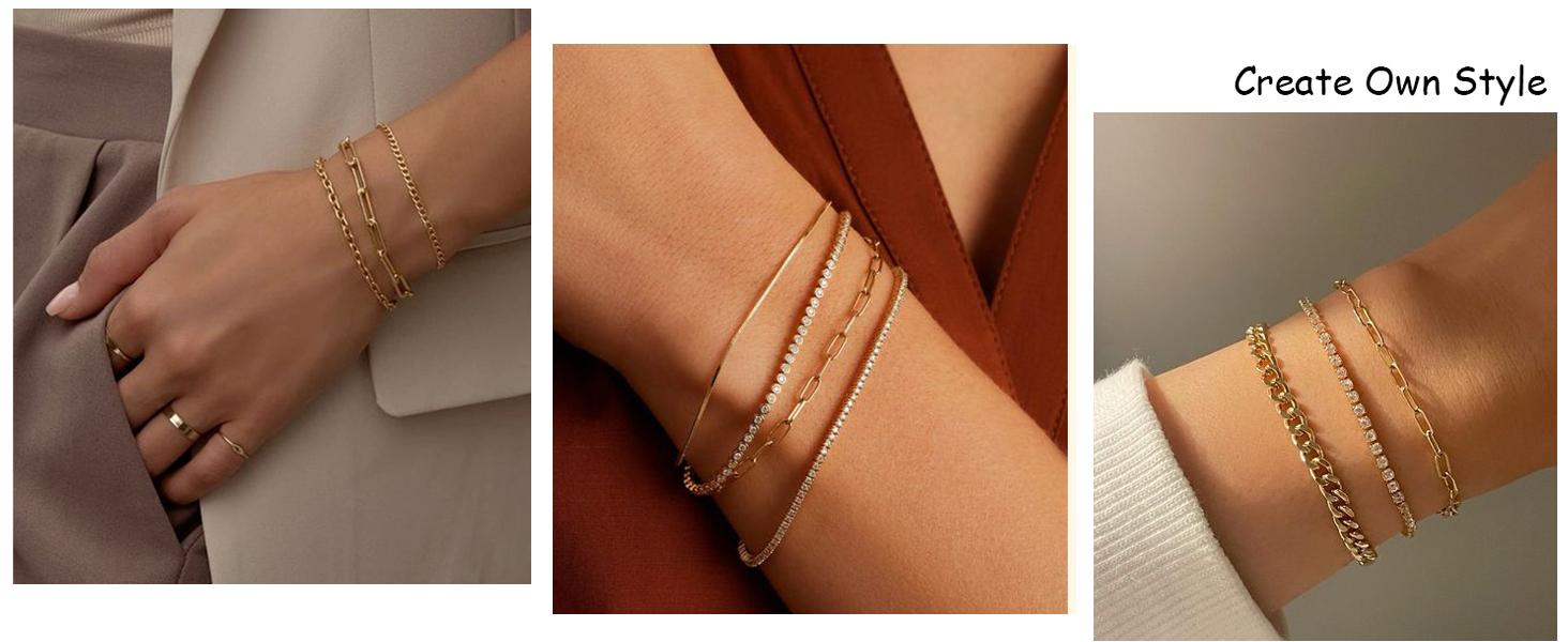 gold bracelets