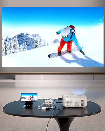 iPhone projector