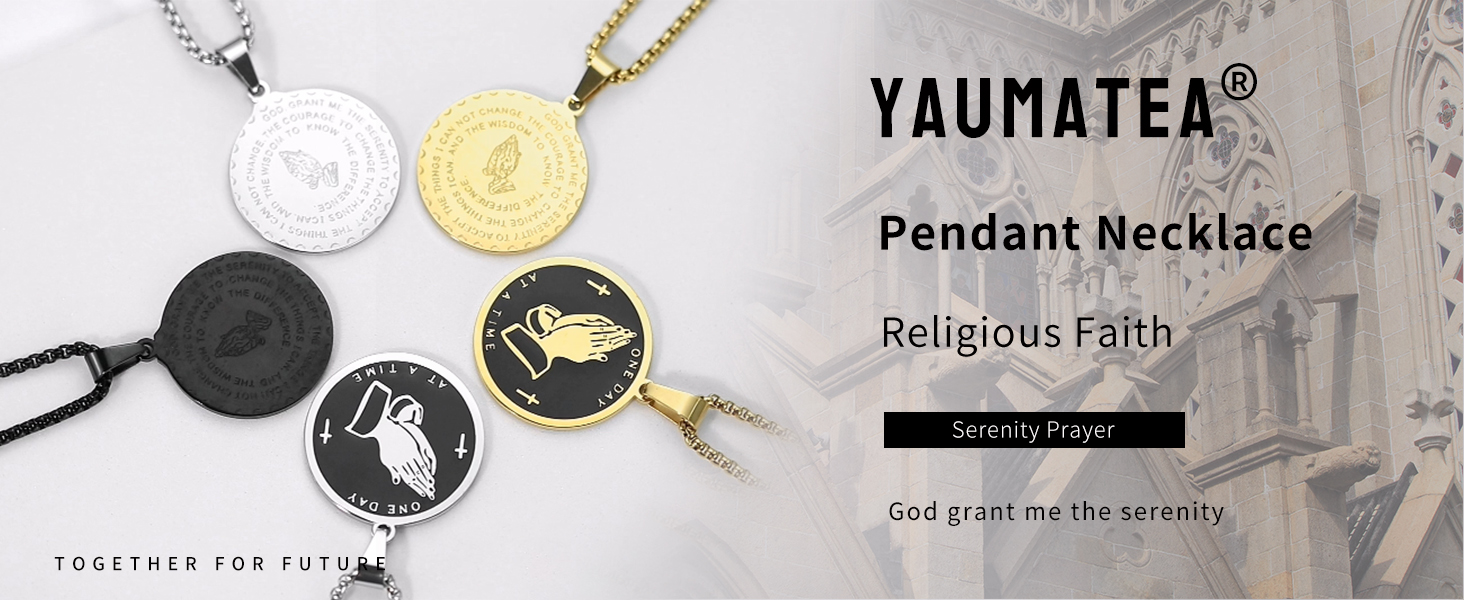 serenity prayer necklace 