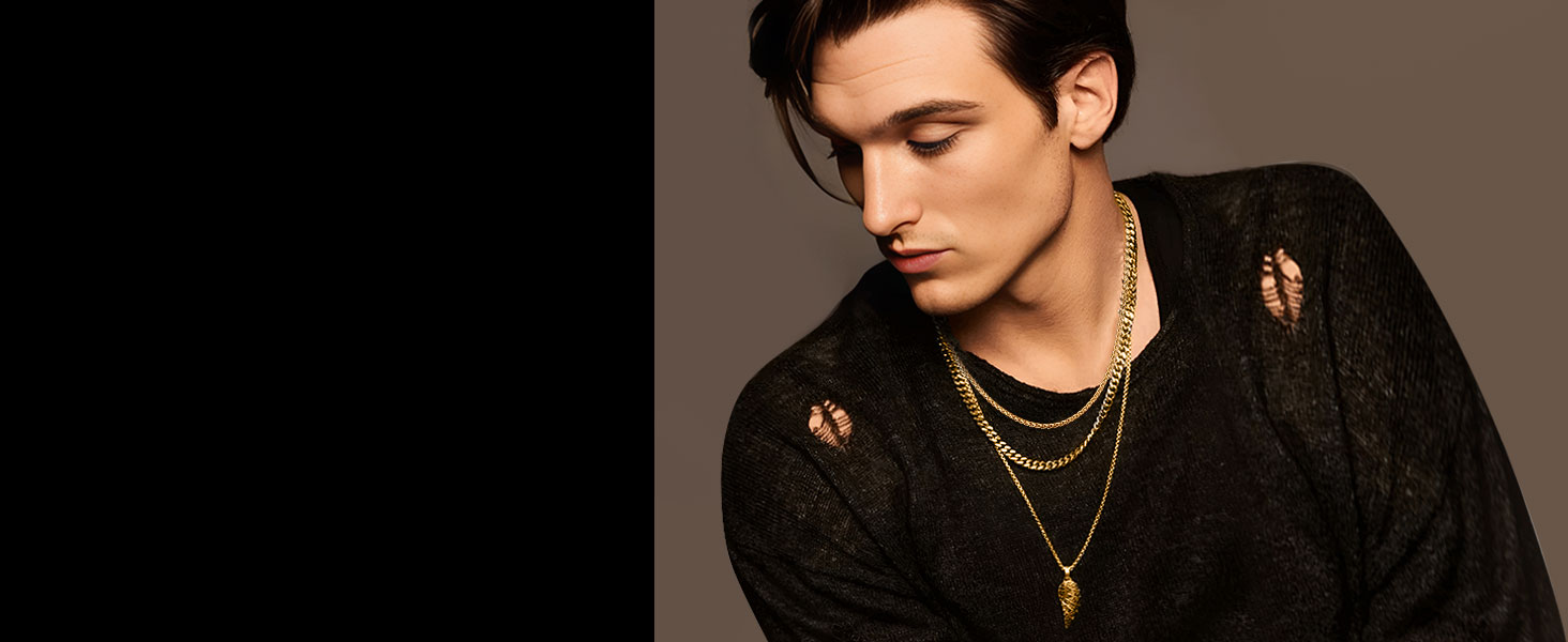 gold necklace chain men