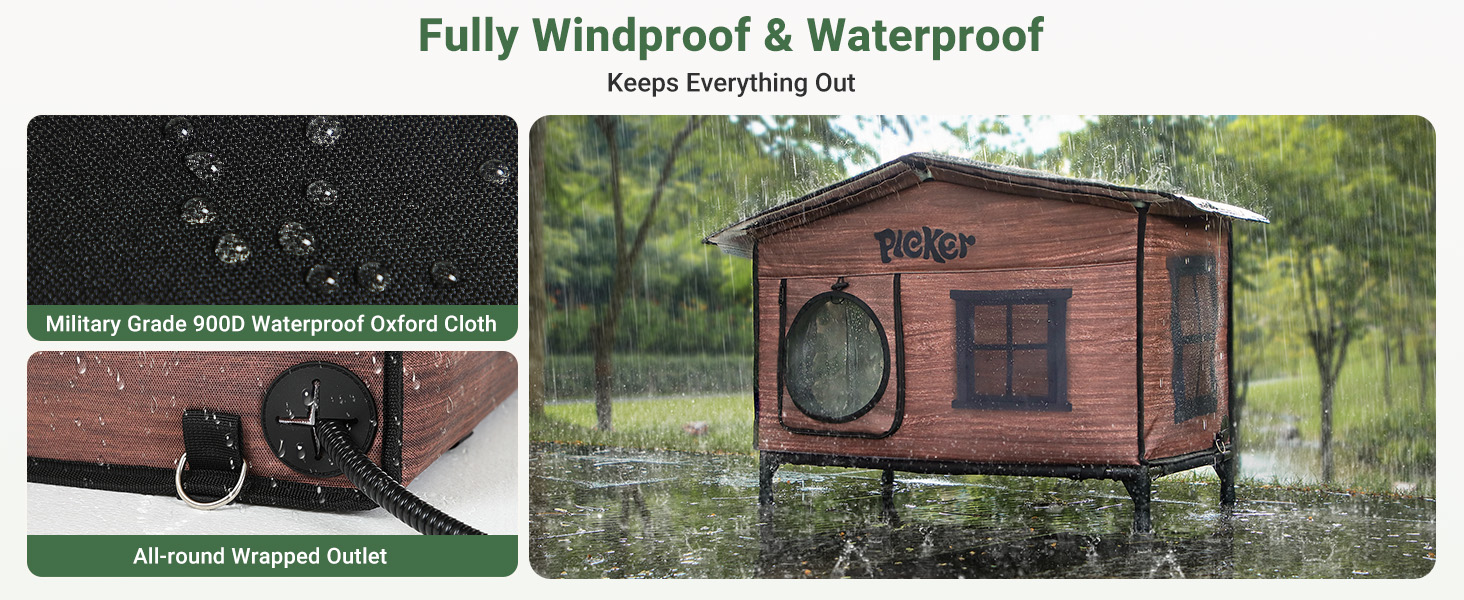 insulated cat house