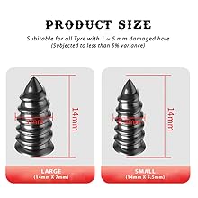 GradCap Car Tire Repair Nail Screw Tyre Rubber Vacuum Puncture Tool Kit Wheel Auto Motorcycle Bike