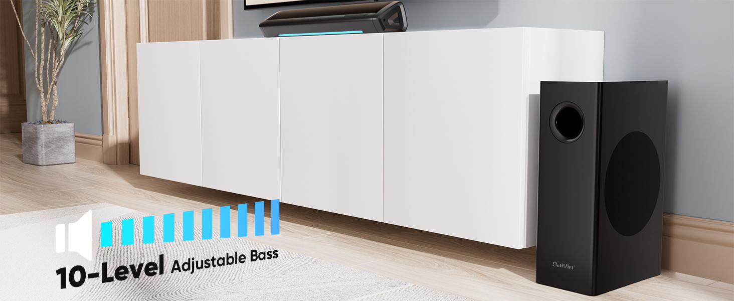 Sound Bar with Subwoofer
