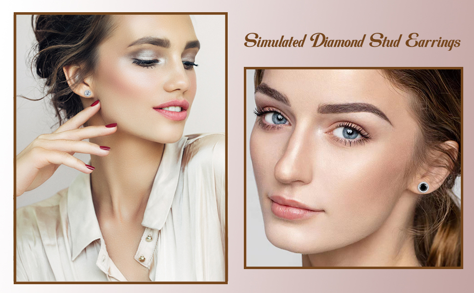 diamond stud earrings