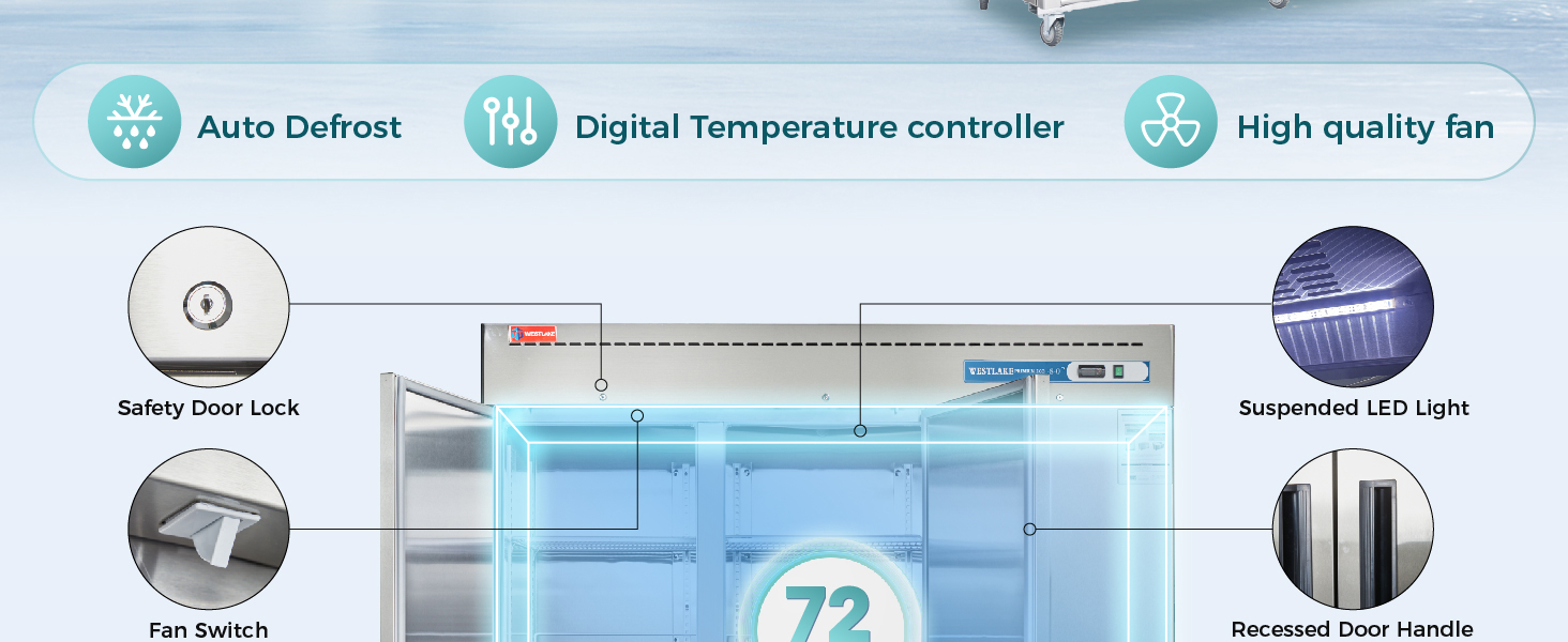 Commercial freezer
