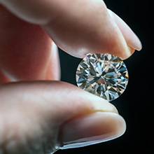 carefully selected diamonds