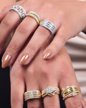 Stackable Bands for women, Fashion Rings, Statement Rings, Wedding Bands, Engagement Rings