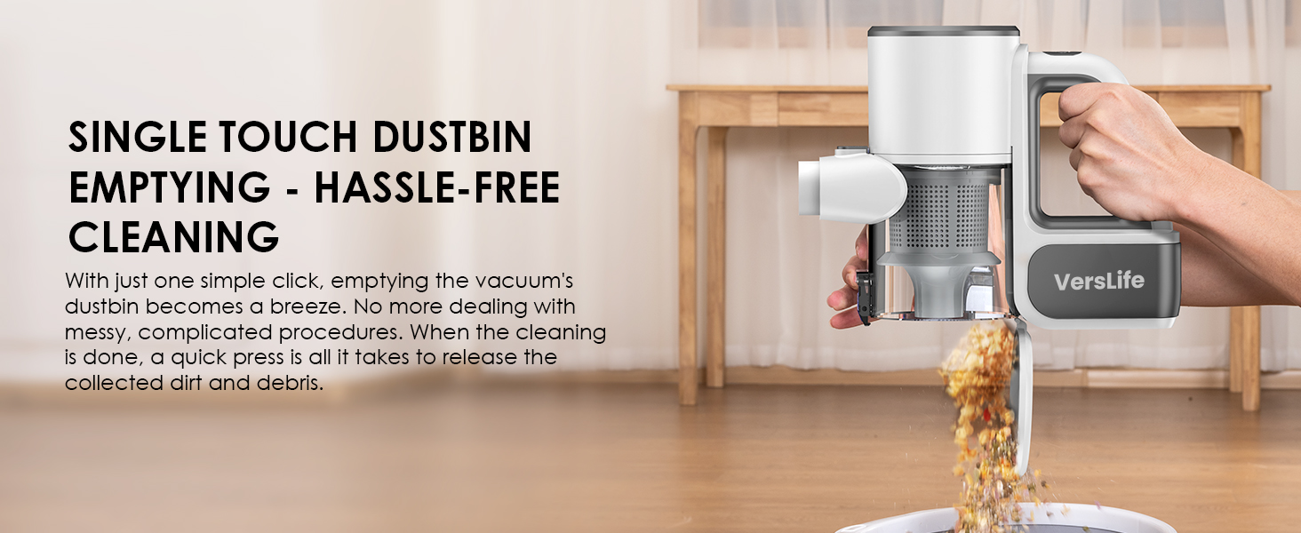 SINGLE TOUCH DUSTBIN EMPTYING
